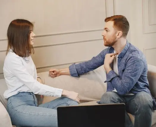 couple actively listening
